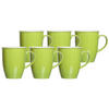 KAFFEEBECHER Doppio Grün 320 ml 6er Set - Grün, Keramik (0.32L) - Ritzenhoff Breker