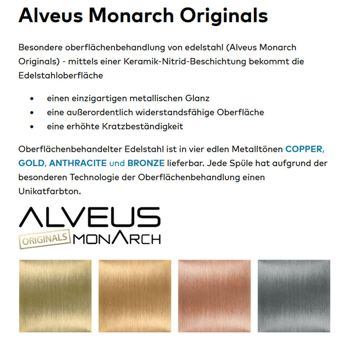 KÜCHENSPÜLE 54x44cm Einbauspüle Quadrix 50 Bronze Unterbauspüle Schrank ab 60 cm - Bronzefarben, Metall (44/20/54cm) - Alveus