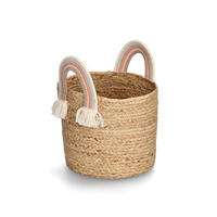 AUFBEWAHRUNGSKORB aus Seegras 30/30/30 cm - Braun, Naturmaterialien (30/30cm) - ZELLER