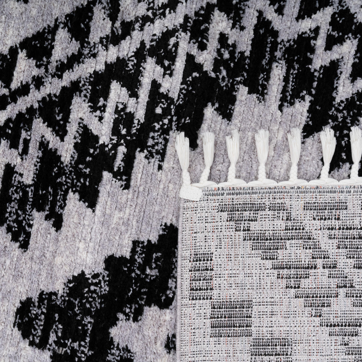 KURZFLORTEPPICH 160/230 cm Epperson 945 - Schwarz, Textil (160/230cm) - Paco Home