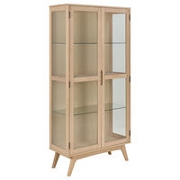 VITRINENSCHRANK, Marte, Weiß, Holzwerkstoff / Glas, 94 x 40 x 192 cm - Weiß, Holzwerkstoff (94/192/40cm) - ebuy24