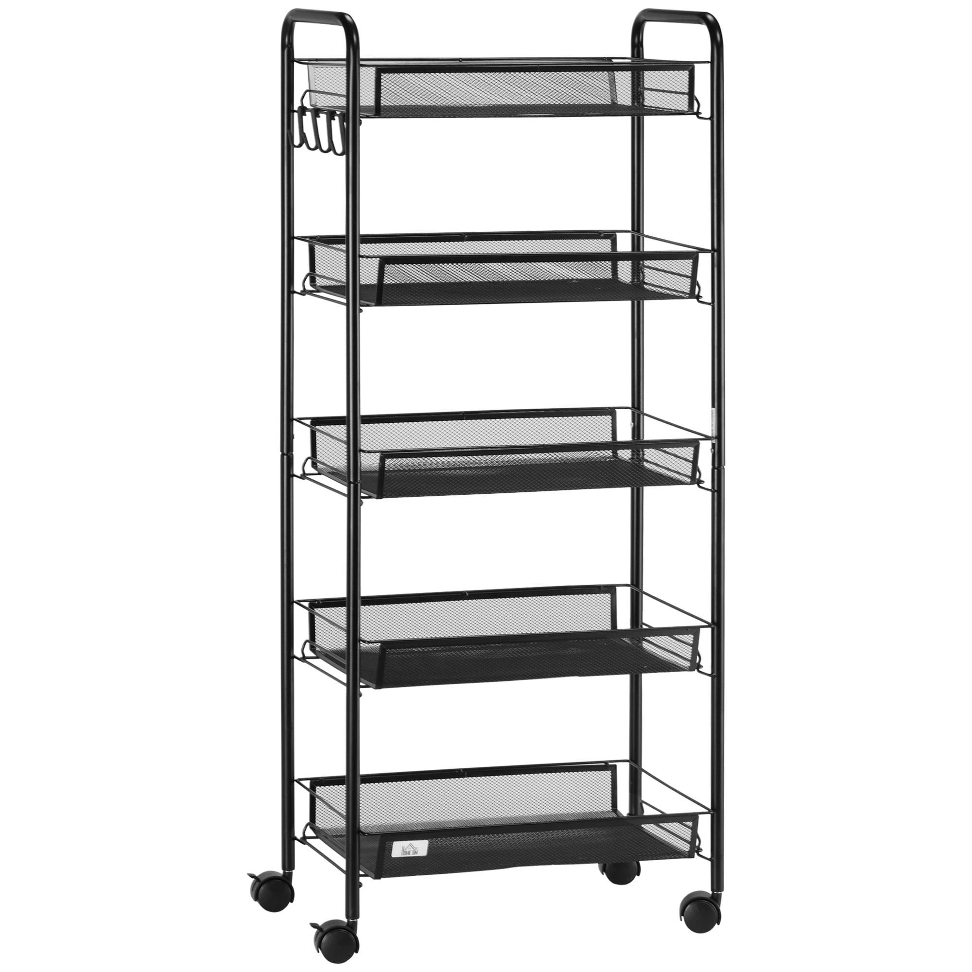 XXXLutz Mehrzweckschrank Schwarz 45x106x26.5 cm