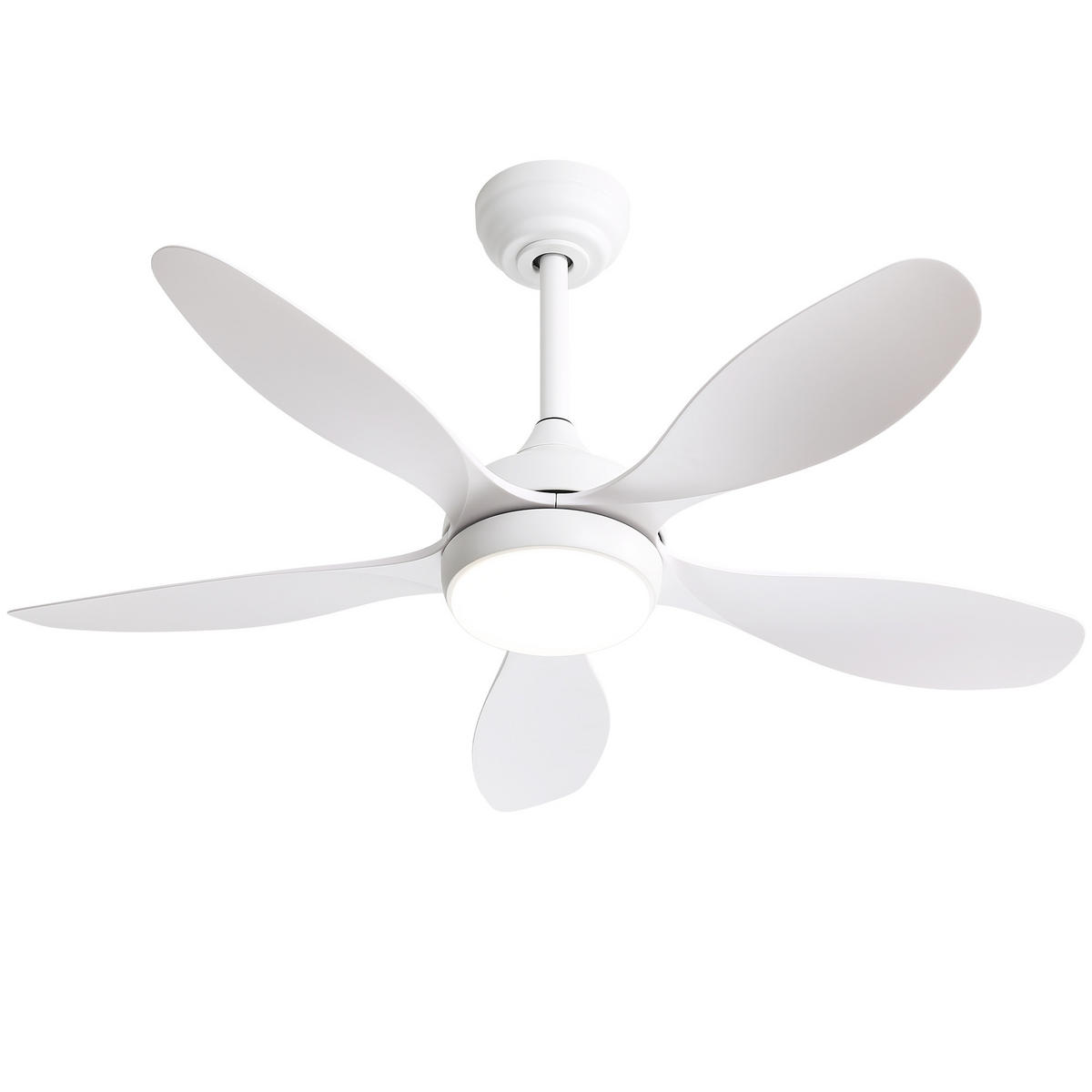 DECKENVENTILATOR DE-16328 42 Zoll dimmbar mit LED & Fernbedienung - Weiß, Kunststoff (106.6/106.6/47.5cm) - ComfortXL