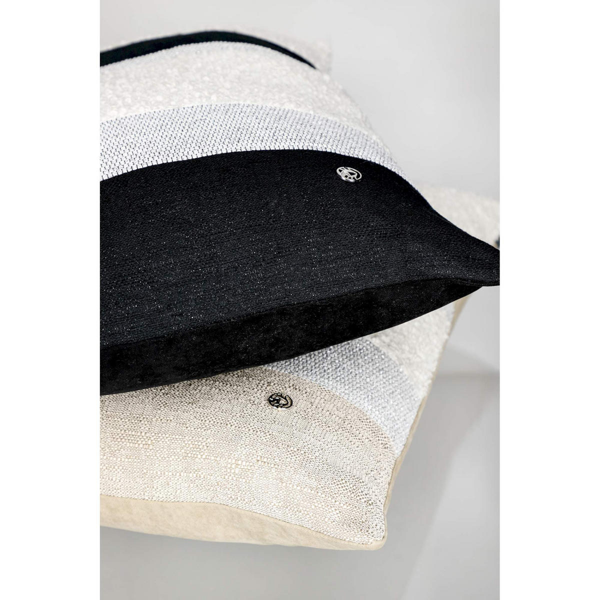 ZIERKISSENHÜLLE SPOT - Schwarz, Textil (58/38cm) - Sportalm Kitzbühel