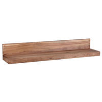 WANDREGAL MUMBAI Massivholz Hängend Landhausstil, Akazie 110x24x17 cm - Akaziefarben, Holz (110/17/24cm) - KADIMA DESIGN