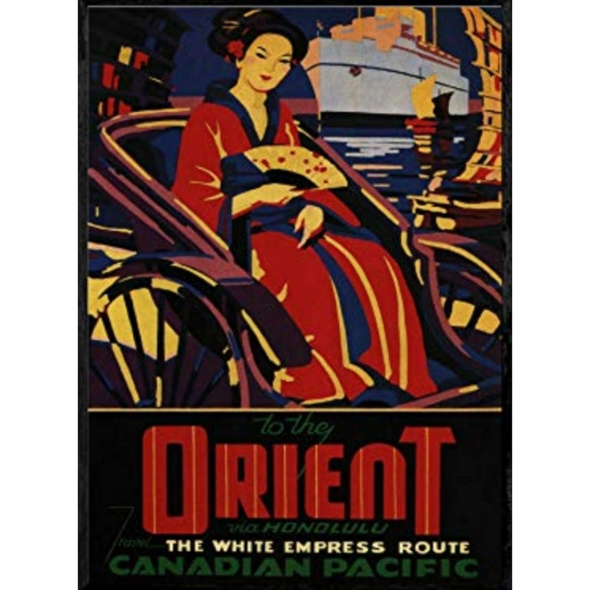 POSTER Geisha Osten A3 Rahmenlos - Klar, Papier (29.7/5/42cm) - Nacnic