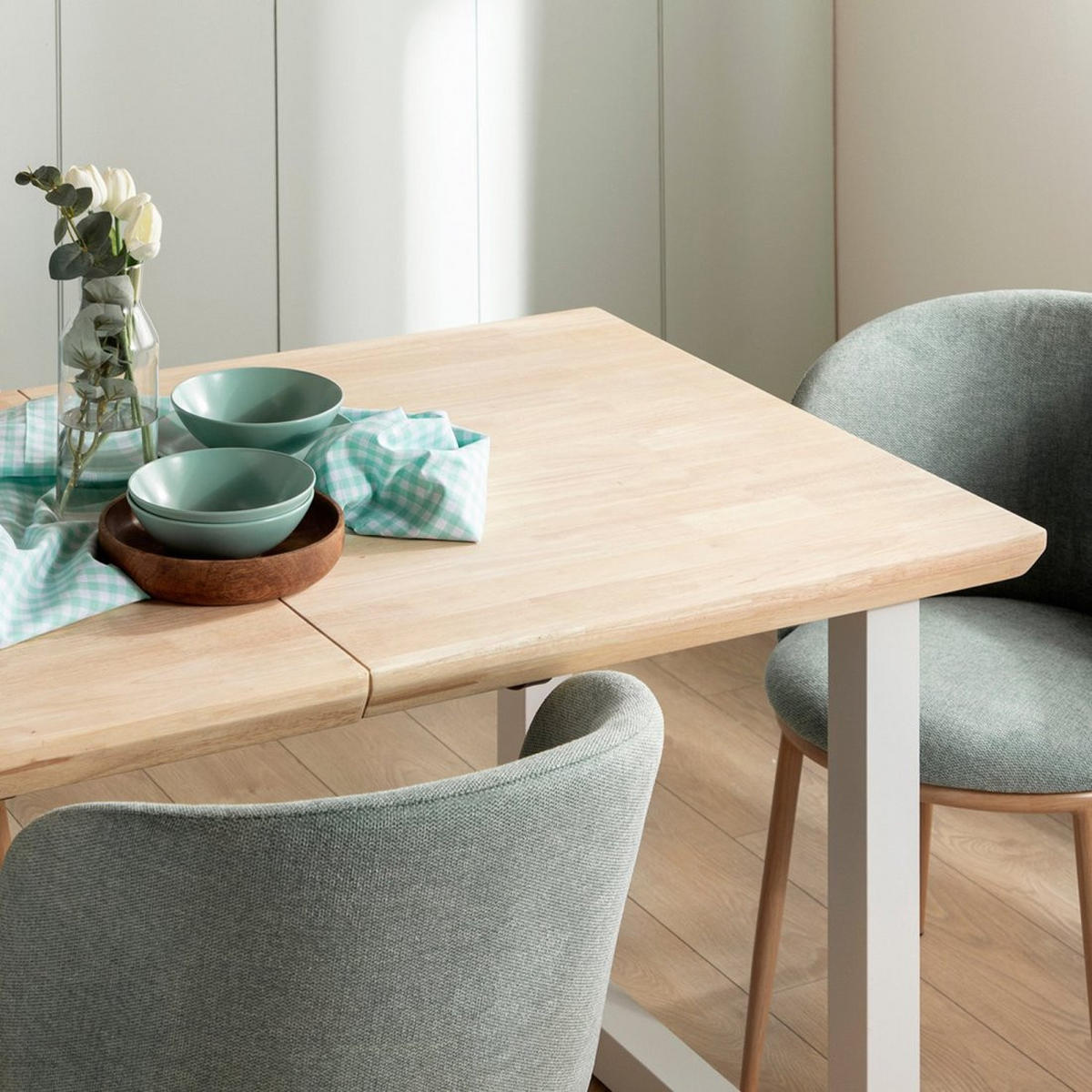 AUSZIEHBARER TISCH Khonor Zweifarbig 140/180 cm x 76 cm - Multicolor, Holz (90/140/76cm) - Klast Home