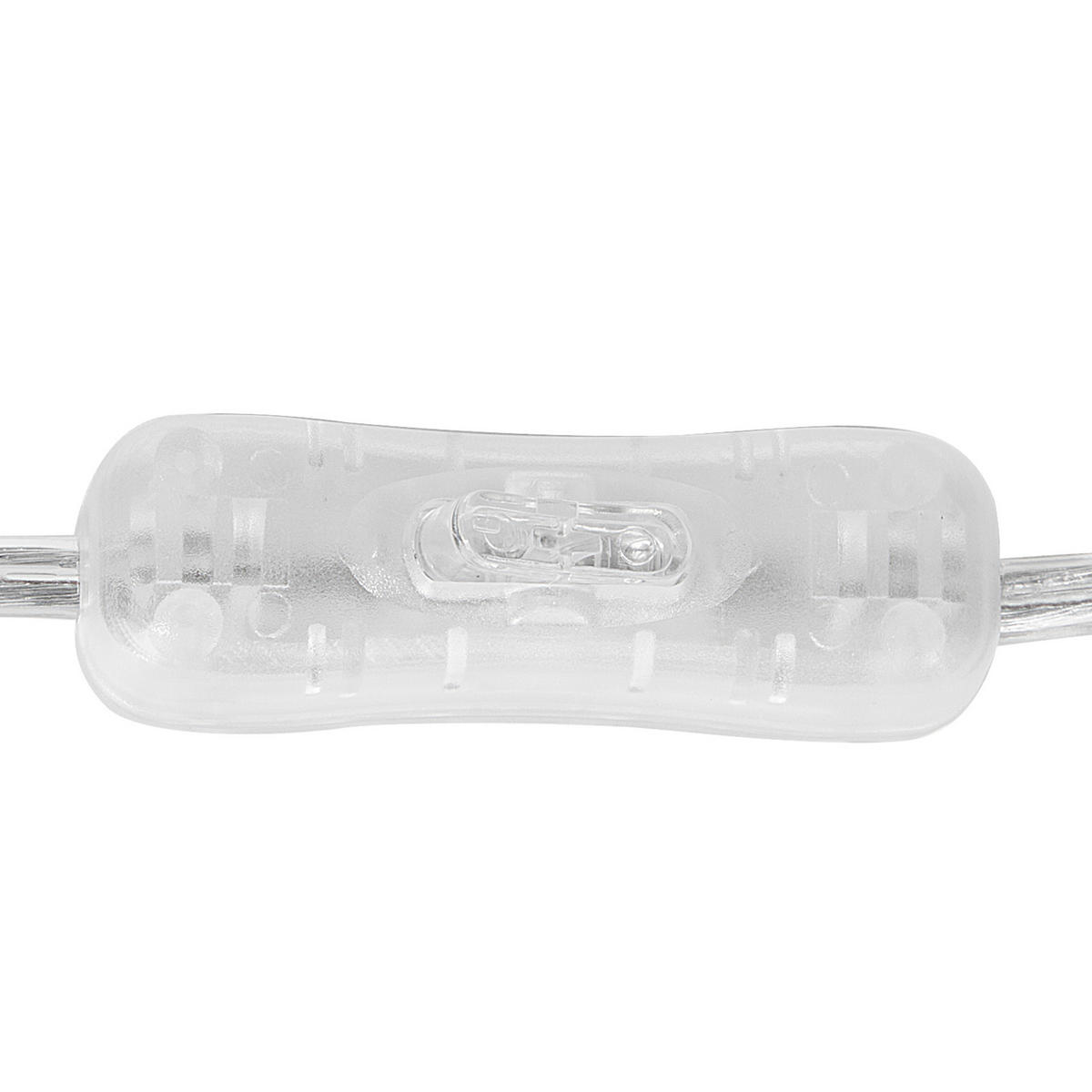 TISCHLAMPE Devoll 25/25/44 cm - Grau, Glas (25/25/44cm) - Beliani