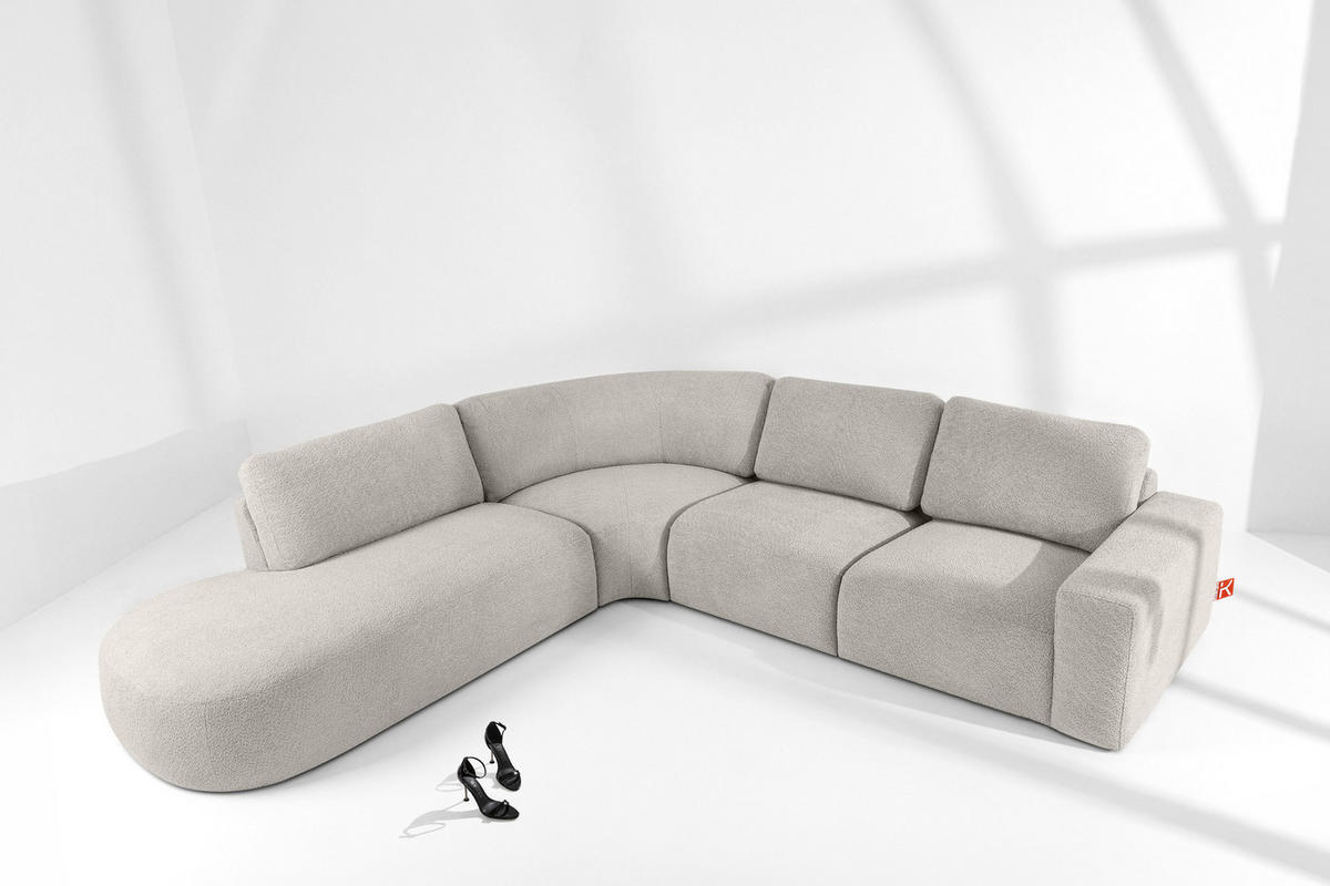 ECKSOFA LINKS ZUCCO, Braun - Braun, Holz/Holzwerkstoff (304/293cm) - KONSIMO®