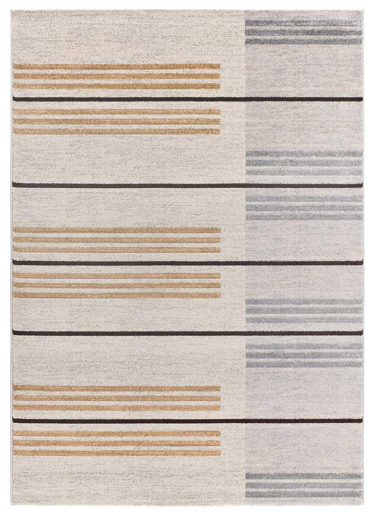 WEBTEPPICH grau und beige Craft 160/230 cm - Beige/Grau, Naturmaterialien/Textil (160/230cm) - Atticgo