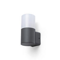 AUSSENLEUCHTE BONNIE Anthrazitgrau 11 W IP44 - Grau, Metall (113/86/176cm) - Rendl