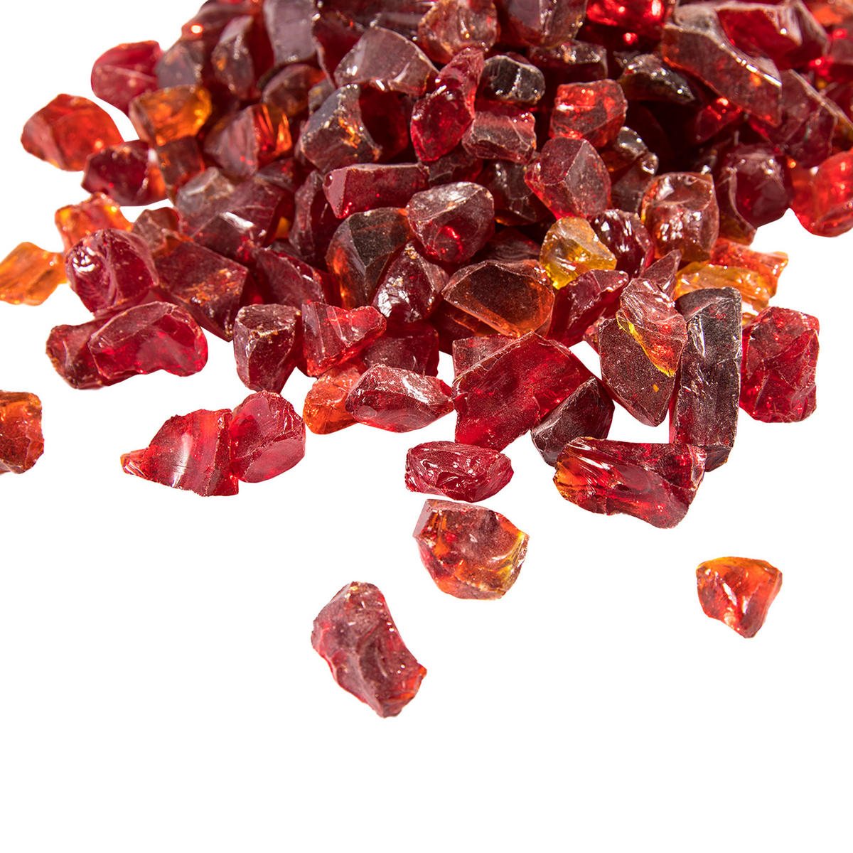 FEUERSTELLENZUBEHÖR Rot - Rot, Glas (29.8/7.6/7.6cm) - Teamson Home