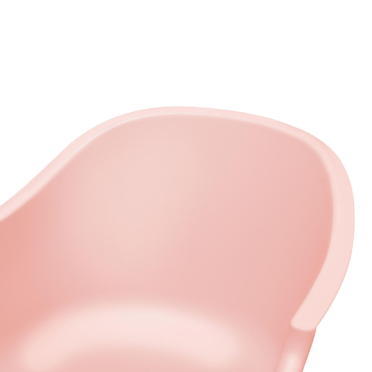 SCHAUKELSTUHL Kunststoff Rosa Harmony - Pink, Kunststoff/Metall (56/73/82cm) - Beliani