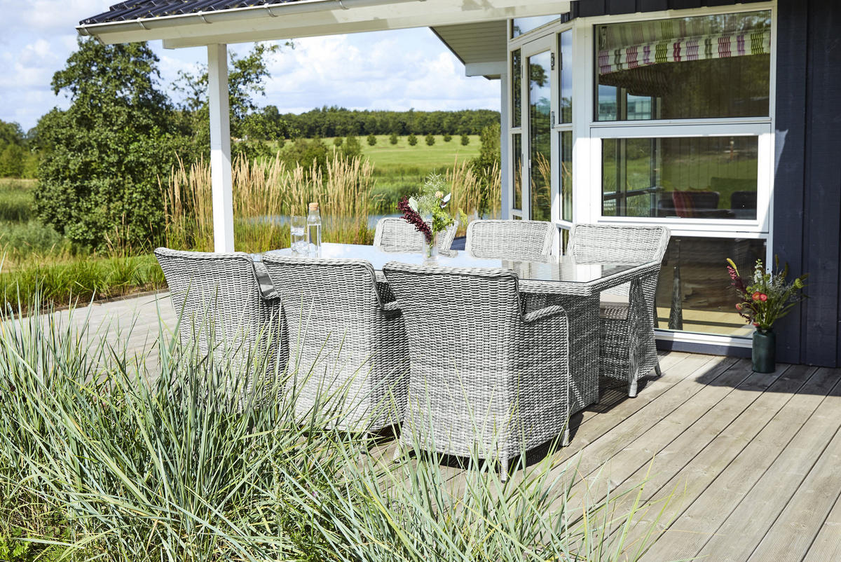 GARTENSTUHL, Gram, Stühle Natur, Rattan, 65 x 61 x 86 cm, 2-teilig - Naturfarben, Naturmaterialien (65/86/61cm) - ebuy24