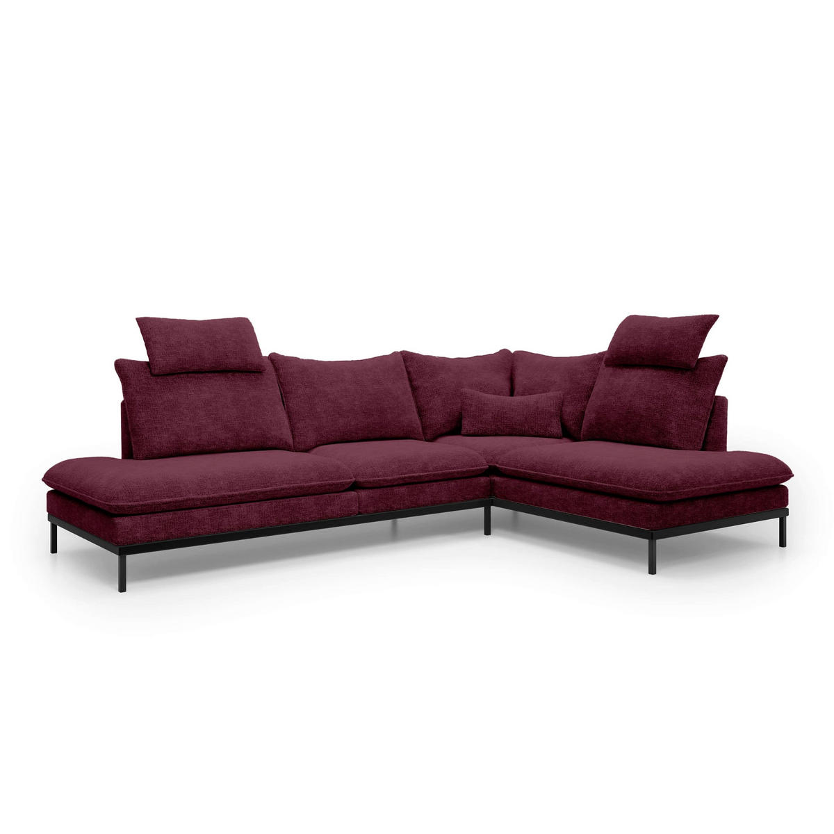 ECKSOFA Leafy Multicolor 293 cm - Multicolor, Textil (293/90/198cm) - Pillovely