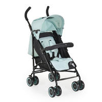BUGGY Jerry blau schwarz Sonnendach, schwenkbare Vorderräder, EVA-Räder - Pastellgrün, Metall (72/47/100cm) - Moni