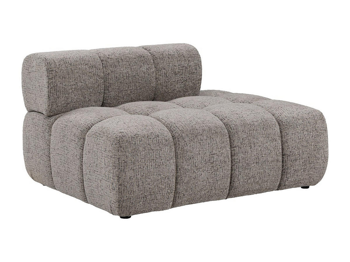 RECAMIERE ohne Schlaffunktion - 1 Person - stoff - taupe Facivil - Taupe, Textil (125/70/94cm) - Vente-Unique