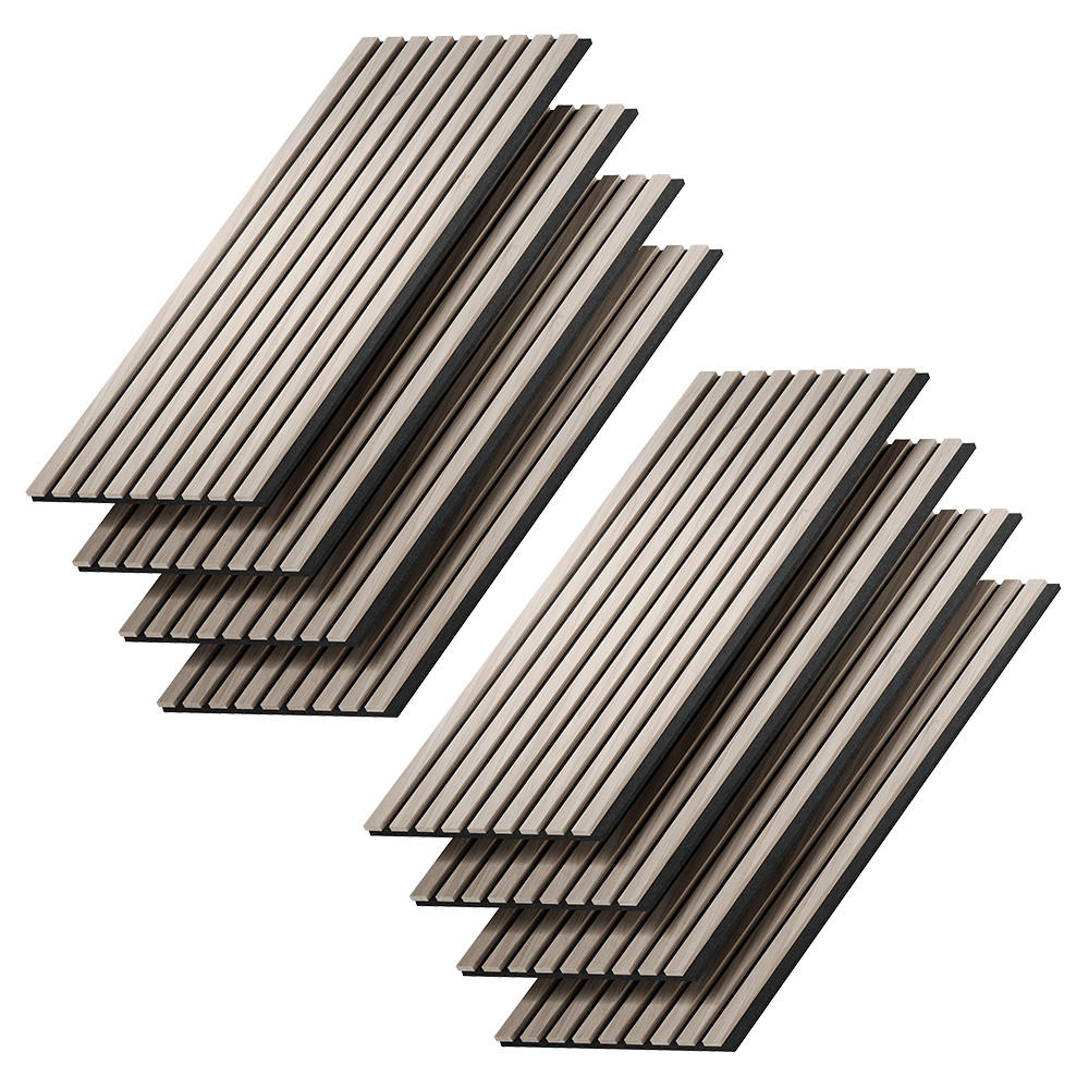 AKUSTICKÝ PANEL Akustikpaneel Hnědá - hnědá, kompozitní dřevo (120/40/1.8cm) - Vicco