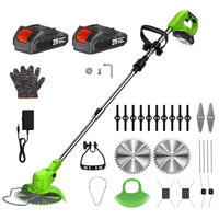 RASENTRIMMER 21V Multifunktion elektrisch, grün - Grün, Metall (15/135cm) - CLTYQ