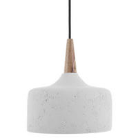 HÄNGELEUCHTE Burano 24/24/113 cm - Weiß, Stein (24/24/113cm) - Beliani