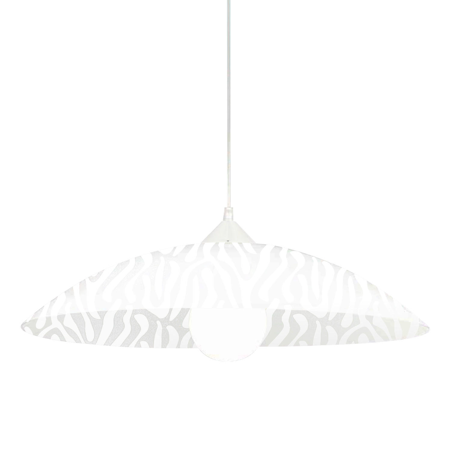 HÄNGELEUCHTE - Weiß, Glas (40/40/11cm) - Lumicom