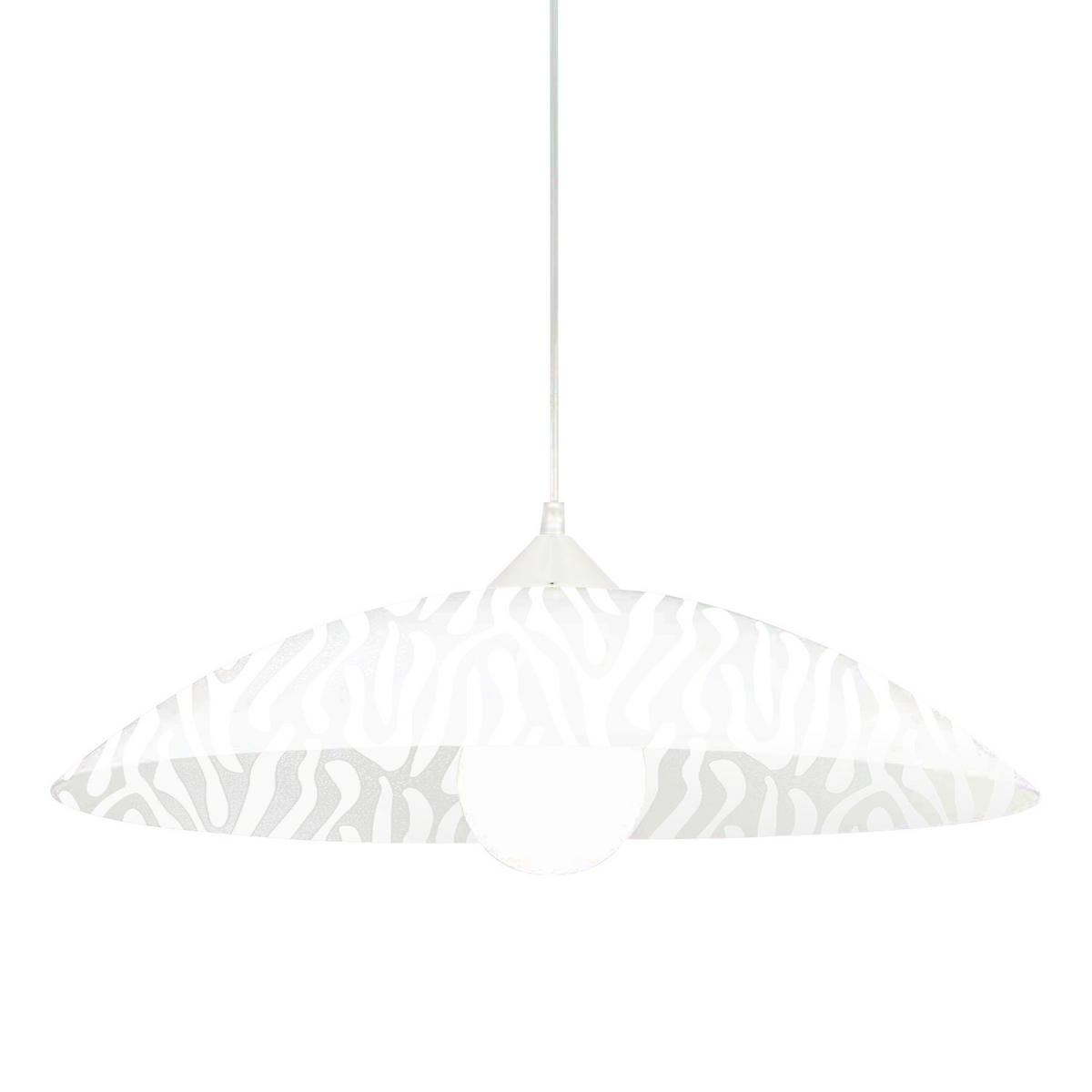 HÄNGELEUCHTE - Weiß, Glas (40/40/11cm) - Lumicom