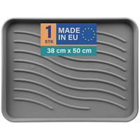 SCHUHABTROPFSCHALE Anthrazit 50x38 cm - Anthrazit, Kunststoff (38/50cm) - Bestlivings