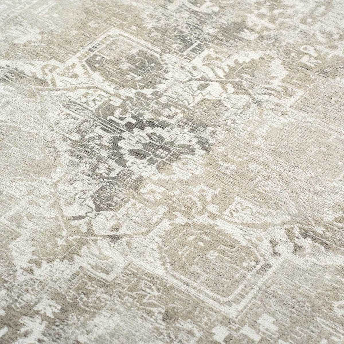 TEPPICH Suede Antiquarian Tabriz 140/200 cm - Grau, Kunststoff/Textil (140/200cm) - Louis De Poortere