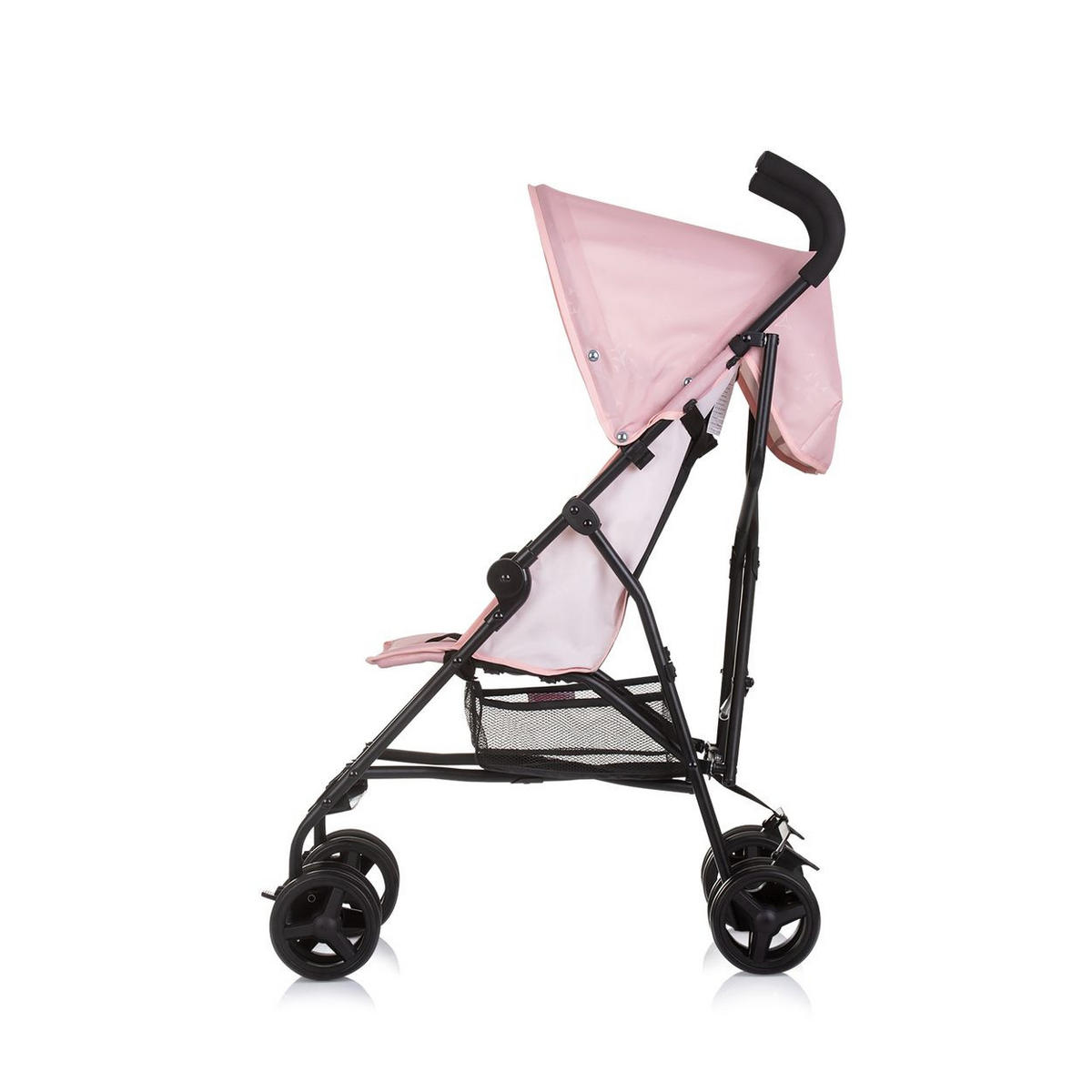 BUGGY Point rosa 5-Punkt-Gurt, Rückenlehne verstellbar, Korb - Rosa, Metall (66/46/100cm) - Chipolino