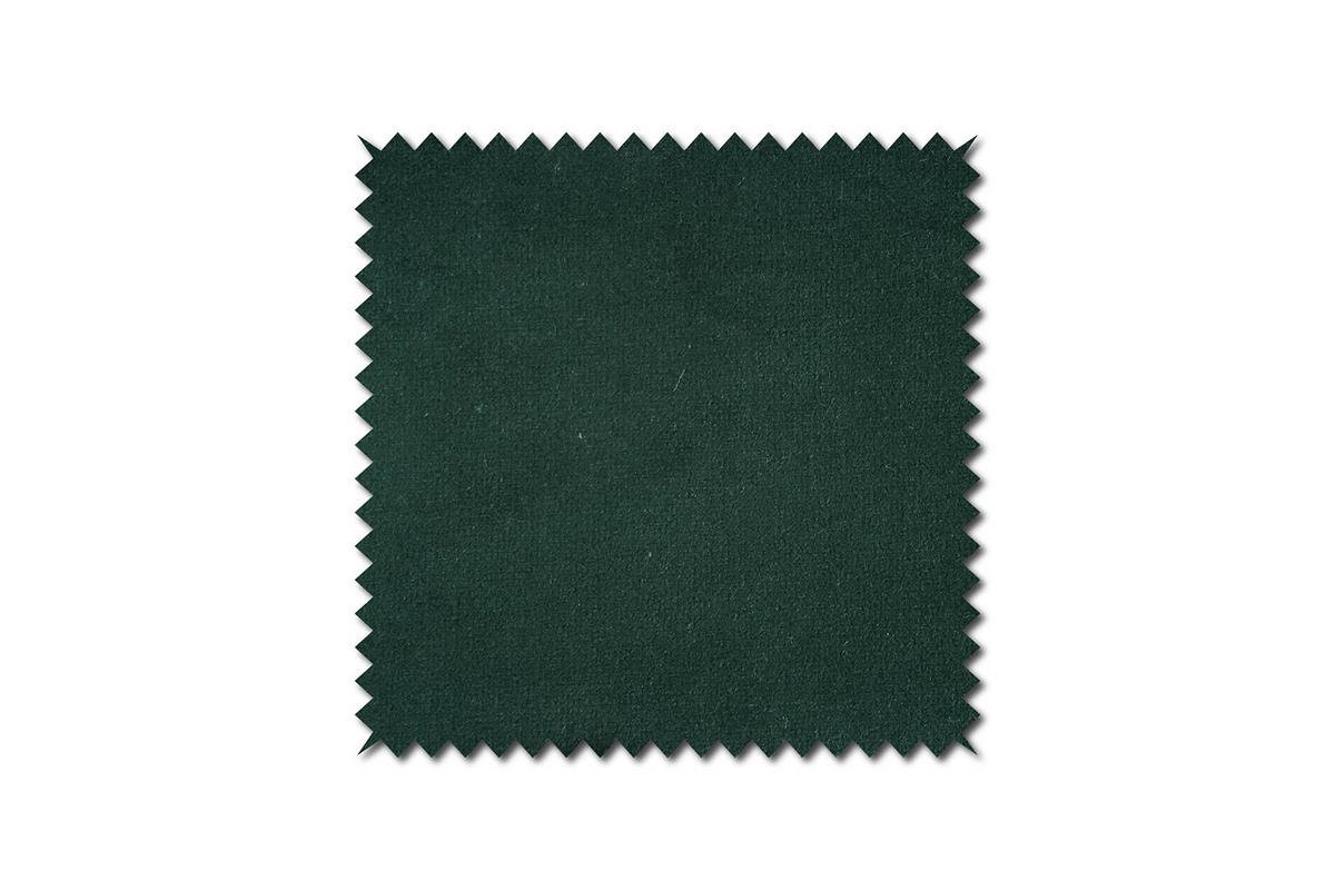 HOCKER LOTTE Smaragdgrün Velvet - Smaragdgrün, Textil/Metall (57/44/52cm) - KAWOLA