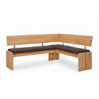 ECKBANK mit Truhe Dani 1 für 5 Personen Massivholz Wildeiche/Braun - Wildeiche/Braun, Holz (192/167cm) - 58aufmkessel