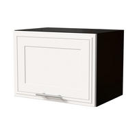 KLAPPHÄNGESCHRANK Salo W4B/50 Schwarz / Weiß Matt 50 / 32,5 / 36cm - Schwarz/Weiß, Holz/Holzwerkstoff (50/36/32.5cm) - Feldmann-Wohnen