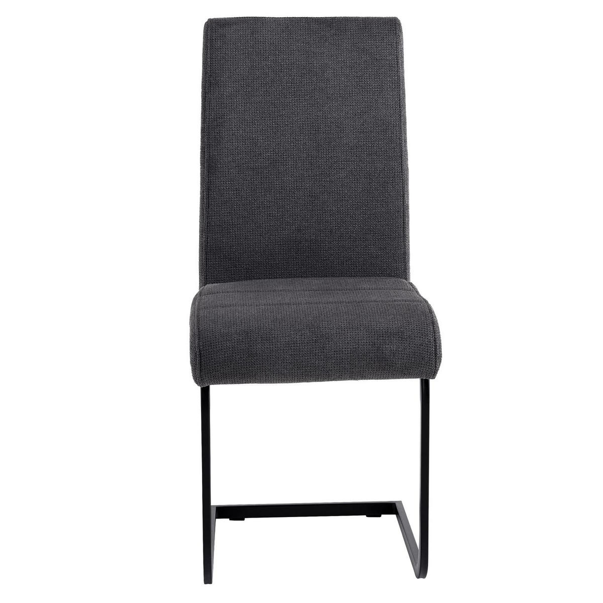 SCHWINGSTUHL LETTICIA 4ER-SET - Anthrazit, Textil (44/97/59cm) - IDIMEX