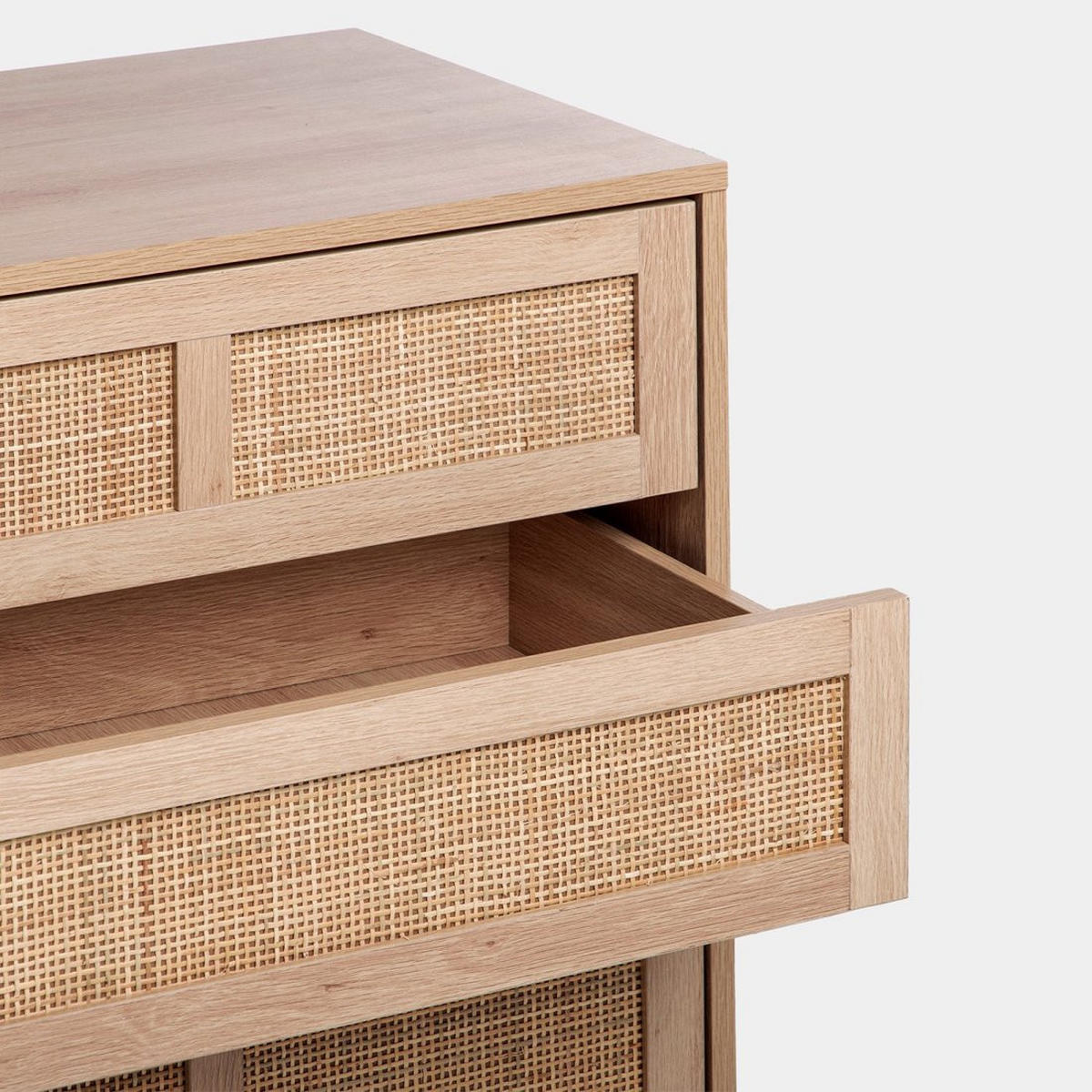 KOMMODE MIT SCHUBLADEN Ikigai Natürlich 90 cm x 80 cm - Naturfarben, Holzwerkstoff (40/80/90cm) - Klast Home