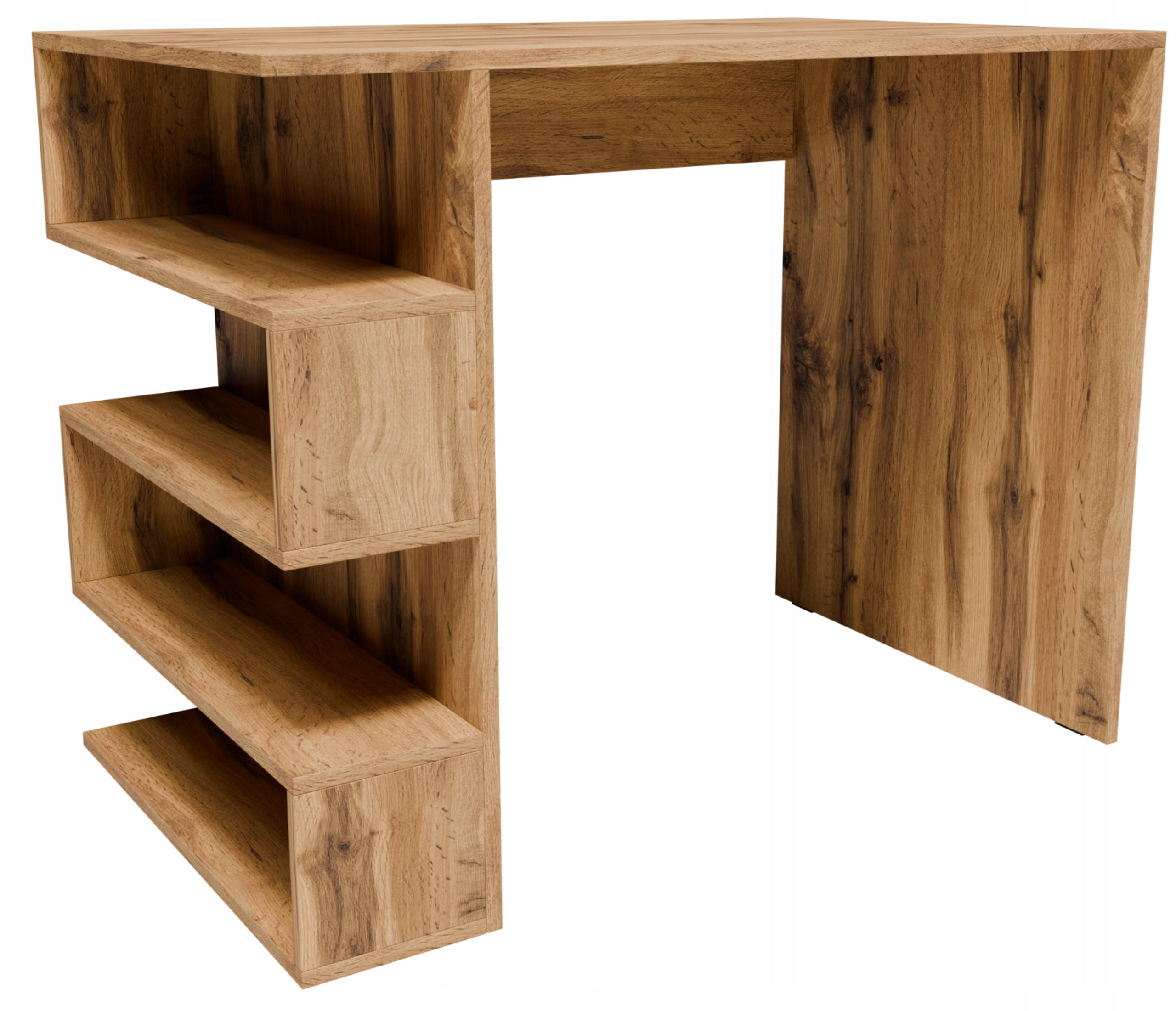 SCHREIBTISCH CR3-STERN T-12 Wotan Eiche 90/56/73,9 cm - Eiche Wotan, Holzwerkstoff (56/90/73.9cm)