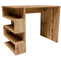 SCHREIBTISCH CR3-STERN T-12 Wotan Eiche 90/56/73,9 cm - Eiche Wotan, Holzwerkstoff (56/90/73.9cm)