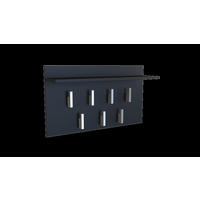 CUIER CU MONTARE PE PERETE Negru 70/40/20 - negru, compozit lemnos (70/40/20cm) - RAUMHIRSCH FURNITURE
