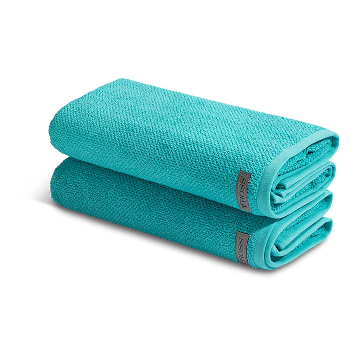 DUSCHTUCH Selection 2er-Set - Türkis, Textil (50/100cm) - Ross