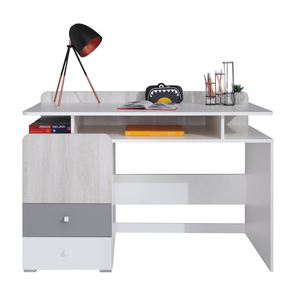 SCHREIBTISCH – 55 x 125 cm – COMO System – Sonoma Eiche - Sonoma Eiche, Holzwerkstoff (55/125/86cm) - hi-markt