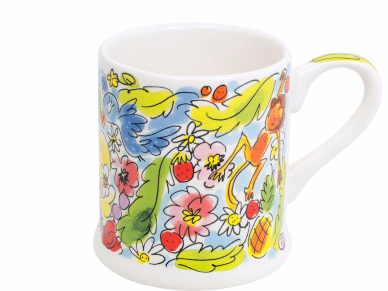 BECHER Paradies in Bunt - 500 ml - Multicolor, Keramik (0.5L) - Blond Amsterdam