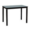 ESSTISCH Galant schwarz 100 / 60 / 75cm - Schwarz, Glas/Holz (60/100/75cm) - Feldmann-Wohnen