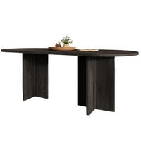 ESSTISCH Jesion Portland SANAS - Schwarz, Holzwerkstoff (90/204/75cm) - Compleo24