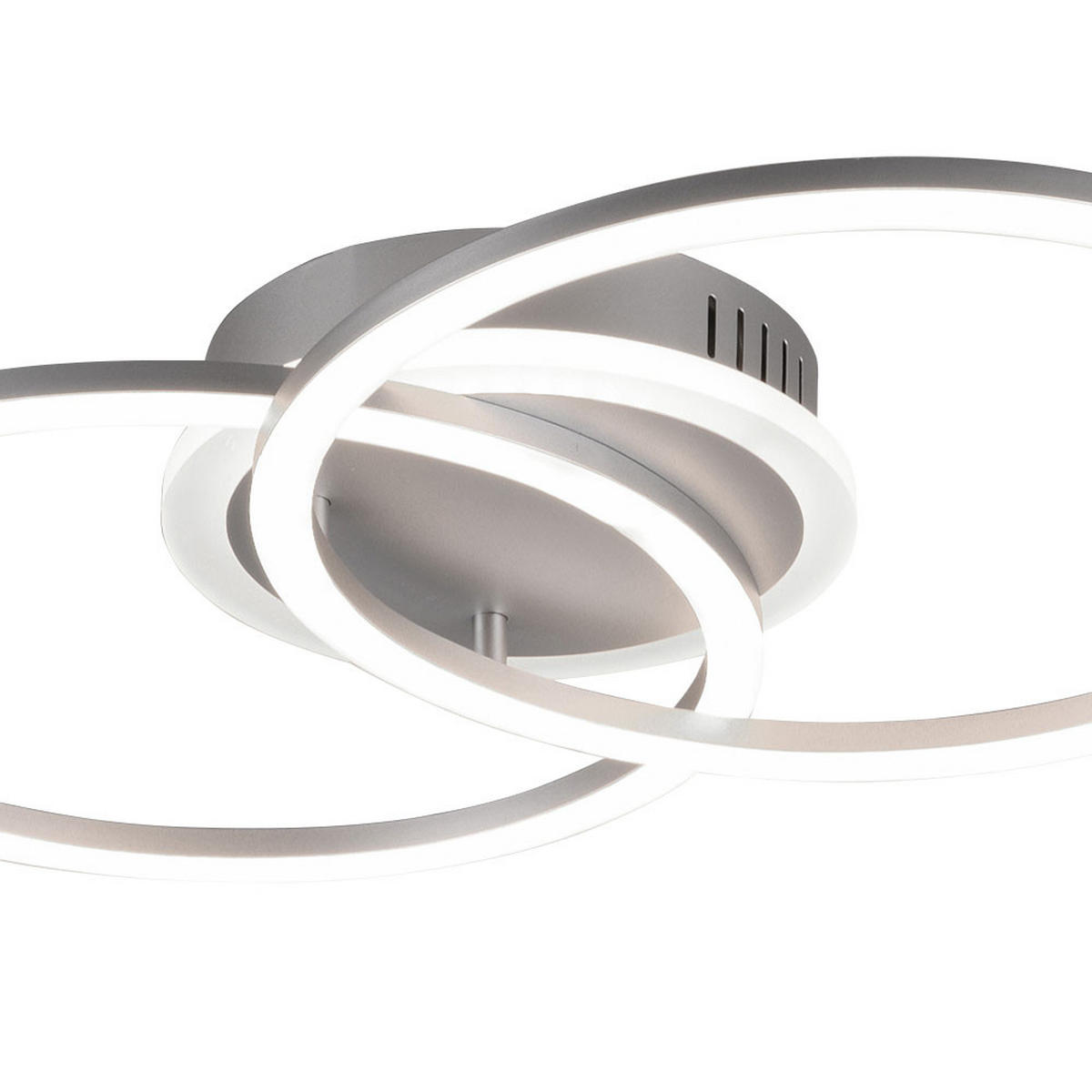 LED DECKENLEUCHTE Venida Silber Metall - Silberfarben, Metall (30/50/7cm)