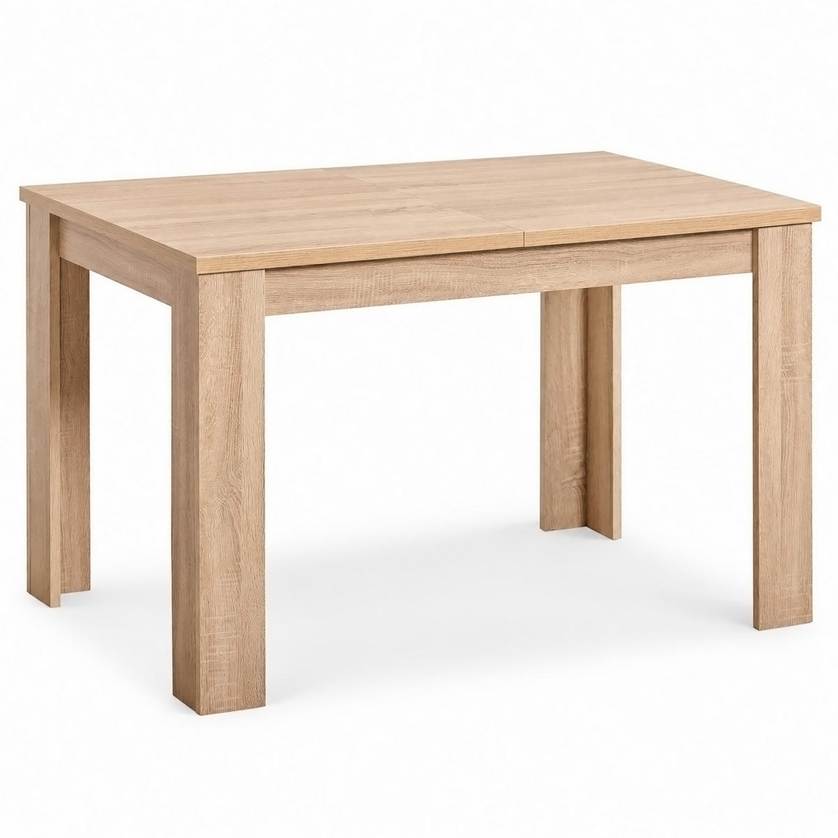 TISCHGRUPPE 120/80 cm Natur mit 4 Stühlen schwarz - Schwarz/Naturfarben, Holz/Kunststoff (80/80/120cm) - Homestyle4u
