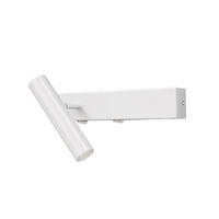 WANDLEUCHTE LINKS, Weiß, 30cm - Weiß, Metall (30/18.5/30cm) - KOSILUM