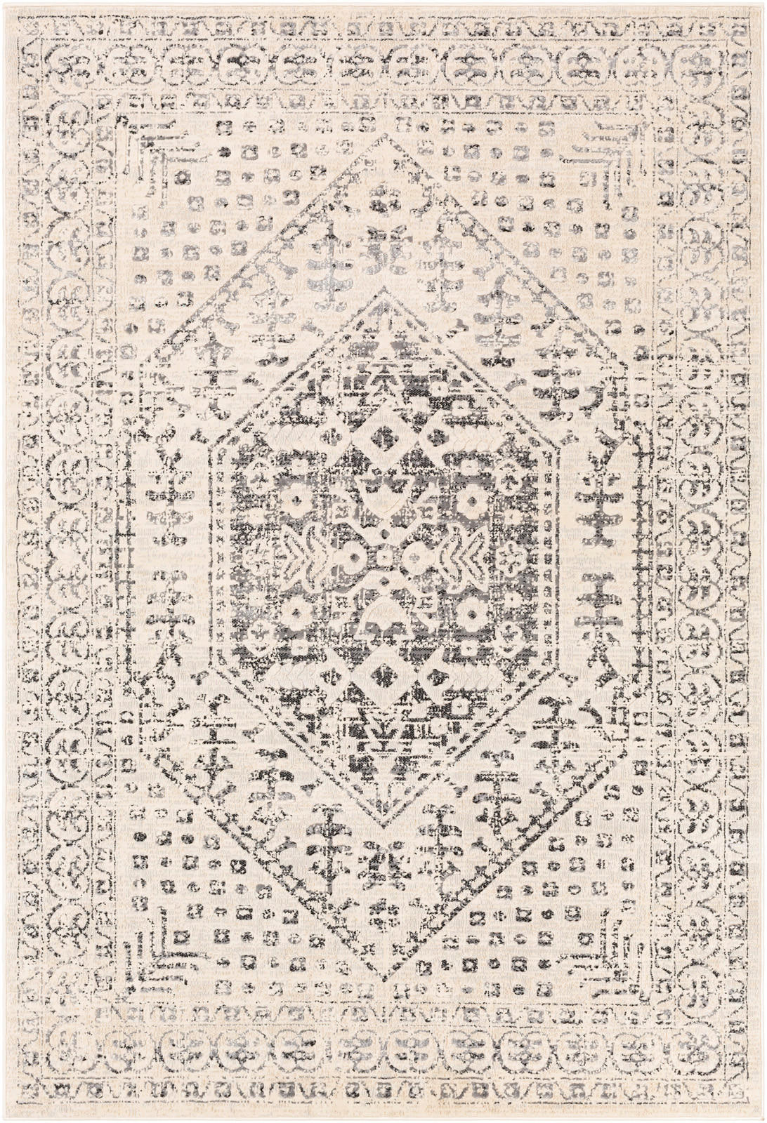 VINTAGE-TEPPICH 160/220 cm Beige - Beige, Naturmaterialien/Textil (80/220cm) - LIVABLISS