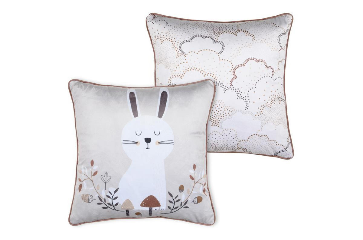 KINDERKISSEN Gabin 40/40 cm - Perlmutt, Textil (40/40cm)