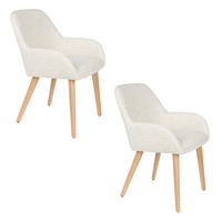 ESSZIMMERSTUHL Lionel Creme/ Weiß - 2 er Set - Creme/Weiß, Kunststoff (59/82.5/59cm) - Housecraft Living