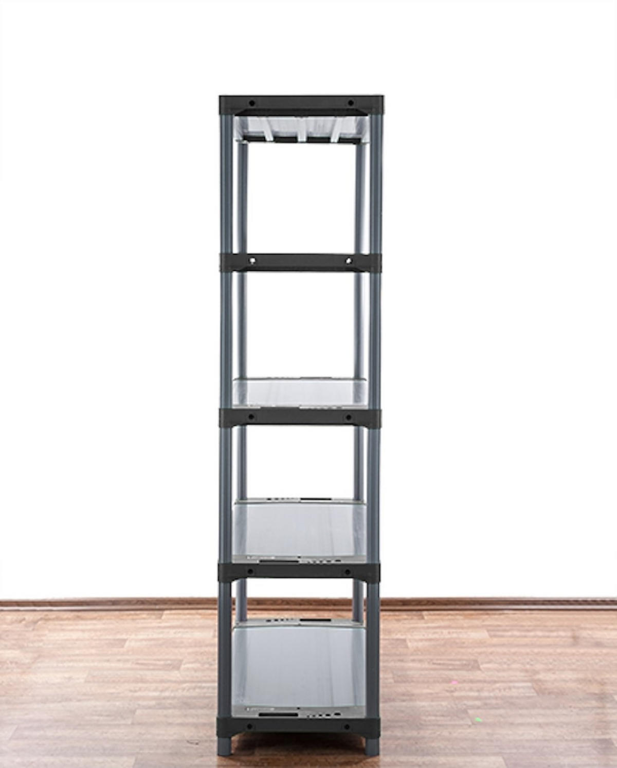 KUNSTSTOFFREGAL GREY BEAR Tall 180x90x46cm Fachlast 120kg Grau - Grau, Kunststoff (90/180/46cm) - PROREGAL