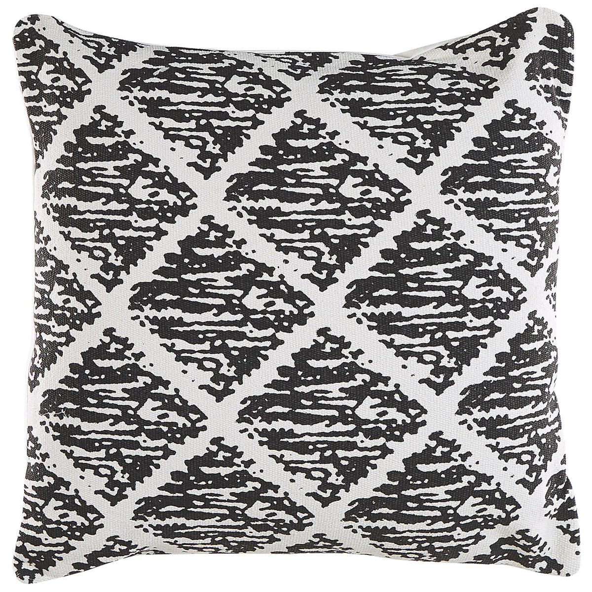 DEKOKISSEN 2er-Set Creme 45/45 cm Hazro - Creme, Naturmaterialien/Textil (45/45cm) - Beliani